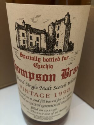obrázek Thompson Bros. Glen Garioch 27 yo 1998, 52,5% Specially Bottled for Czechia