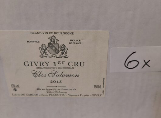 obrázek Givry 1er Cru Clos Salamon 2013