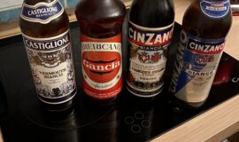 Sada 4x retro/archivní vermut (Cinzano, Gancia, Castiglione) – 70. až 90. léta