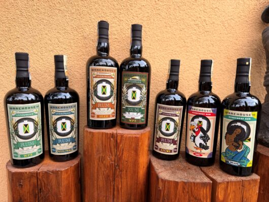 obrázek WAREHOUSE #1 – set 7 lahví Overproof Unaged White Rum – WPE, NYE/WK, HLCF, WPE Christmas, John Crow DOK, STCE a River Mumma WP/CJN