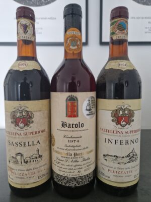 obrázek Italská vína – Valtellina 1974, Barolo 1974 & Inferno 1974