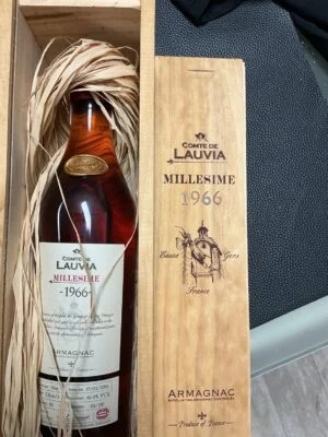 obrázek Ročník 1966 Armagnac Comte de Lauvia Millésime číslo: 111