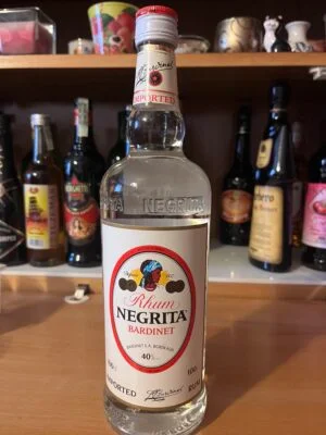 obrázek Rhum Negrita Bardinet 40 % – starší neotevřená láhev 1 l / EgyptAir Tax Free
