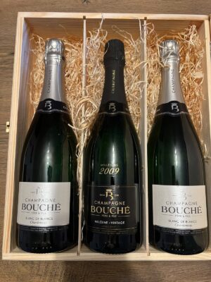 obrázek Champagne Bouché – dřevená kazeta
