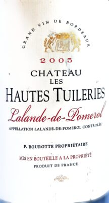 obrázek Château les Hautes Tuileries Lalande de POMEROL